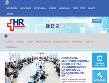 Tablet Screenshot of hrpresidenteprudente.org.br